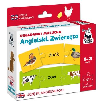 Kapitan nauka Angielski Zwierzęta 1-3 lata