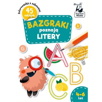 Kapitan nauka Bazgraki poznają litery 4-6 lat