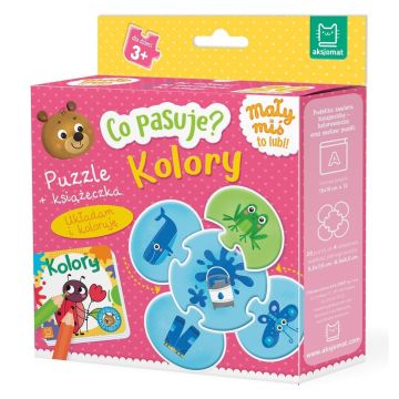Co pasuje? Kolory Puzzle + książeczka