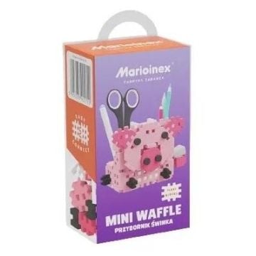 Mini Waffle 70 elementów Przybornik świnka