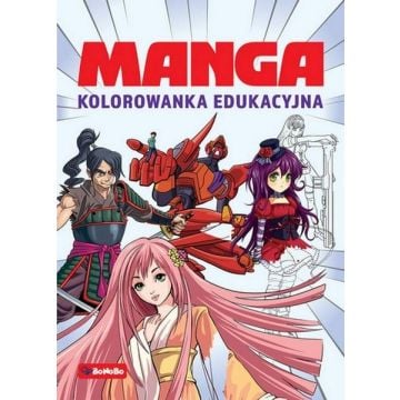 Manga. Kolorowanka edukacyjna
