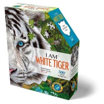 Puzzle konturowe 300 I am - Biały Tygrys