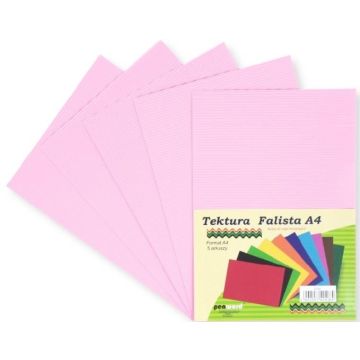 Tektura A4 falista lila 5szt