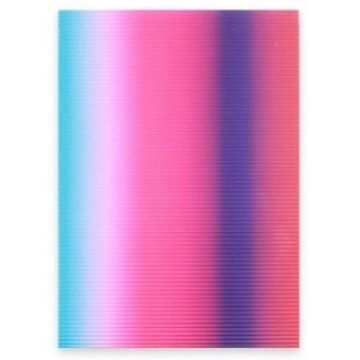 Tektura A4 falista rainbow 10szt