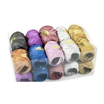 Wstążka kokon glitter 5mmx10m (20szt)