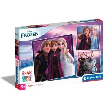 Puzzle 3x48 Super Kolor Frozen