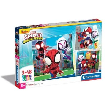 Puzzle 3x48 Super Kolor Spidey