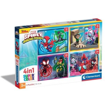 Puzzle 4w1 Super Kolor Spidey