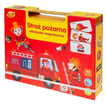 Układanka magnetyczna Straż pożarna