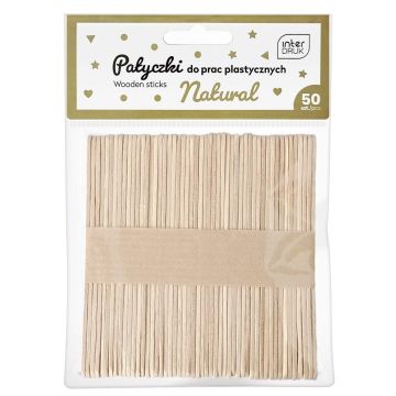 Naturalne patyczki do prac plastycznych 50szt