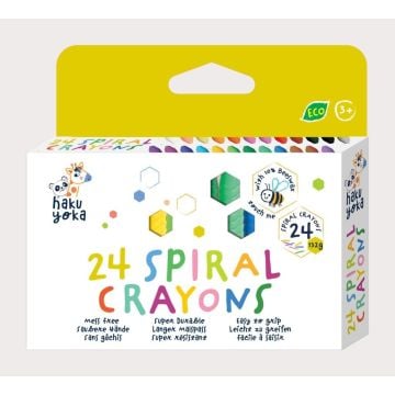 Kredki spiralne - 24 kolorów