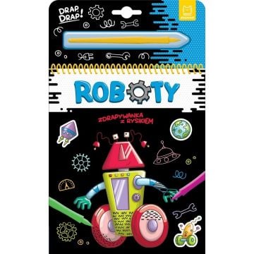 Roboty. Zdrapywanka z rysikiem