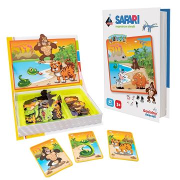 Puzzle magnetyczne - safari