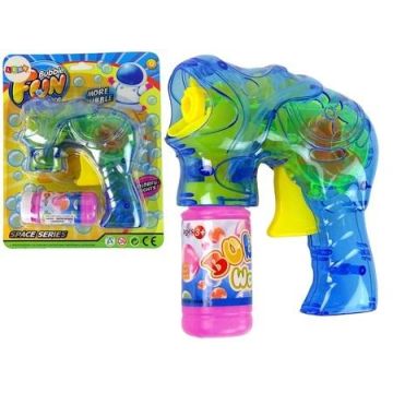 Pistolet do baniek mydlanych niebieski