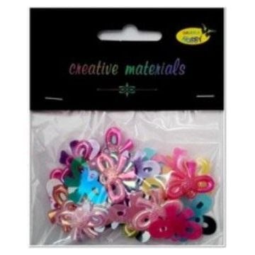 Kokardki perełkowe opalizujące 12g