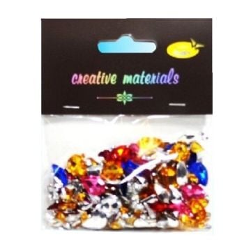 Elementy kryształkowe w kształcie kropli 25g