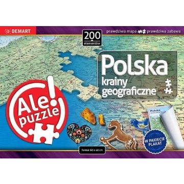 Puzzle - Polska Krainy geograficzne