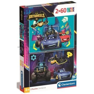 Puzzle 2x60 Super Kolor Batwheels