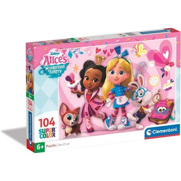 Puzzle 104 Super Kolor Alice`s Wonderland Bakery