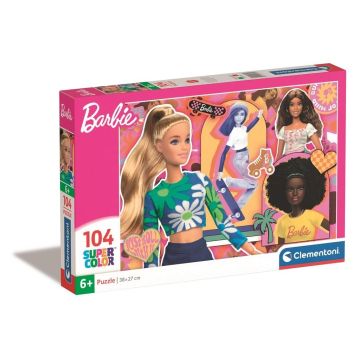 Puzzle 104 Super Kolor Barbie