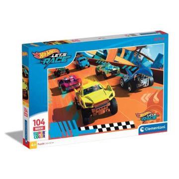 Puzzle 104 Maxi Super Kolor Hot Wheels