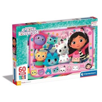 Puzzle 60 Maxi Super Kolor Gabby's Dollhouse