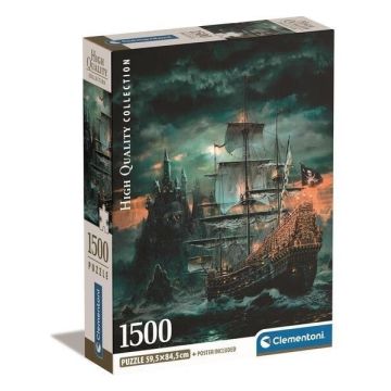 Puzzle 1500 Compact The Pirates Ship