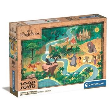 Puzzle 1000 Compact Story Maps The Hungle book