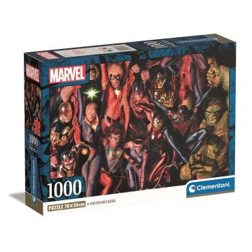 Puzzle 1000 Compact Marvel The Avengers