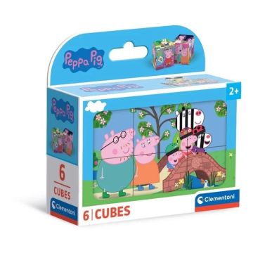 Klocki Świnka Peppa 6el