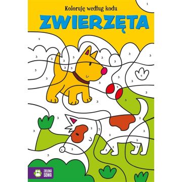 Koloruję według kodu. Zwierzęta
