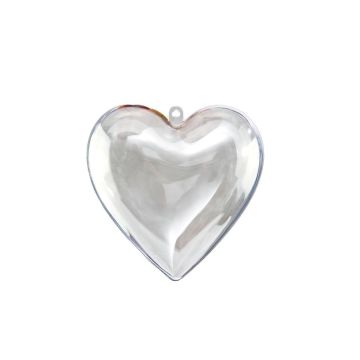 Serce akrylowe 8cm 5szt
