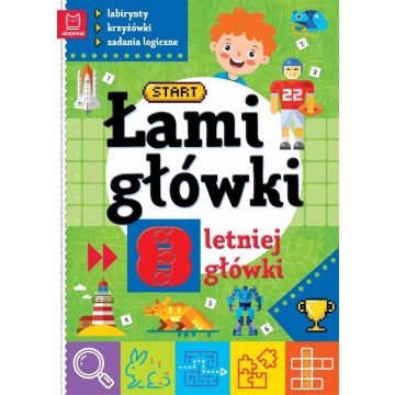 Łamigłówki 8-letniej główki. Labirynty.. w.2