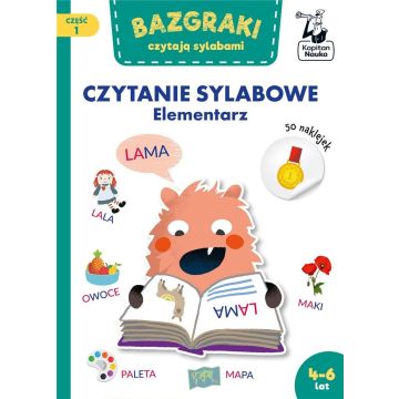 Kapitan Nauka Bazgraki czytają sylabami Elementarz