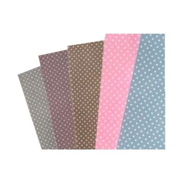 Karton w kropki 24x34cm 5 arkuszy