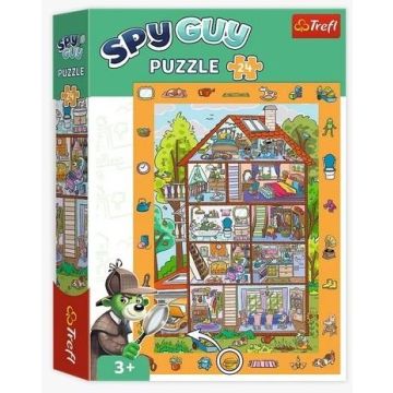 Puzzle 24 Obserwacyjne - Spy Guy W domu TREFL