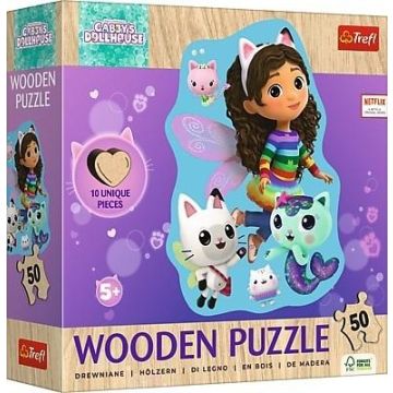 Puzzle 50 konturowe Wesoła Gabby TREFL