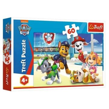 Puzzle 60 W świecie Piesków TREFL