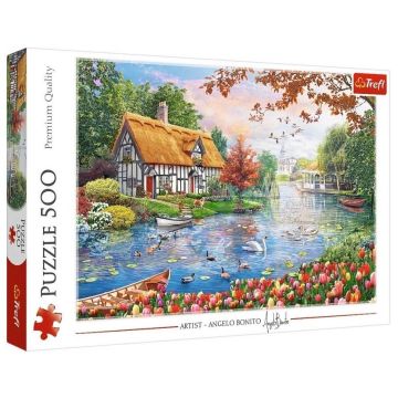 Puzzle 500 Cicha przystań TREFL