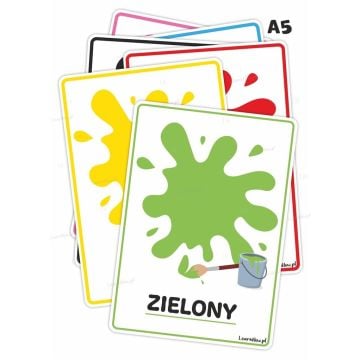 Plansze edukacyjna - kolory