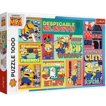 Puzzle 1000 Szalone przygody Minionków TREFL