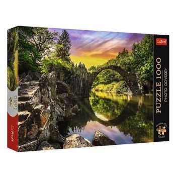 Puzzle 1000 Most Rakotza w Kromlau, Niemcy TREFL