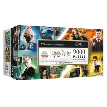 Puzzle 9000 The Houses of Hogwarts TREFL