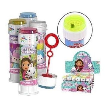 Bańki mydlane 60ml Koci domek Gabby (36szt)
