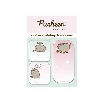Zestaw 3 notesów ozdobnych Pusheen