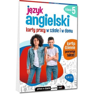 Język angielski Karty pracy w szkole i w domu SP 5