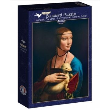 Puzzle 1000 Dama z łasiczką Leonardo da Vinci 1489