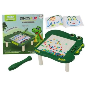 Stolik tablica edukacyjna magnetyczna Dinozaur