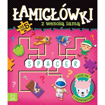 Łamigłówki z wesołą lamą. Uczę się i rozwiązuję