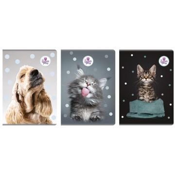 Zeszyt A4/60K kratka The sweet pets (5szt)